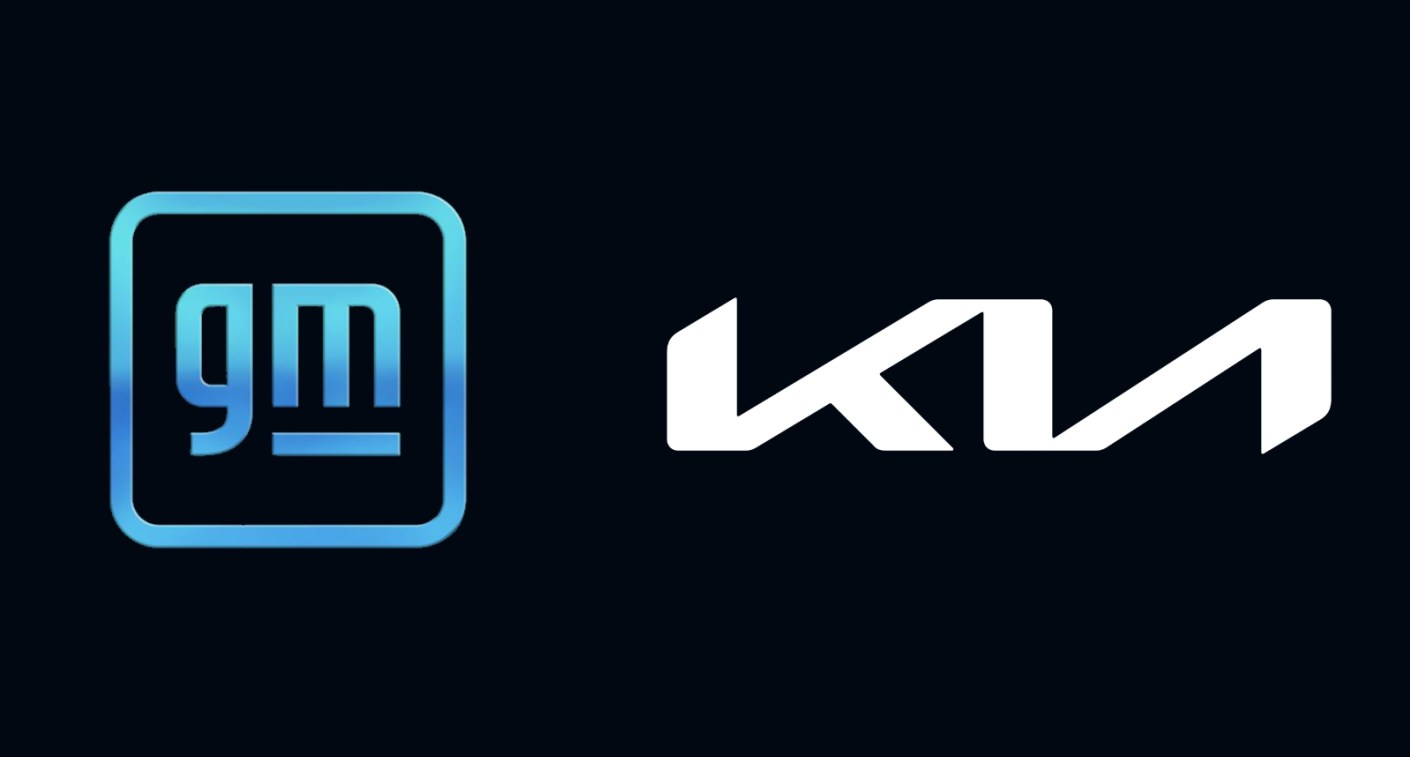 gm and Kia logo