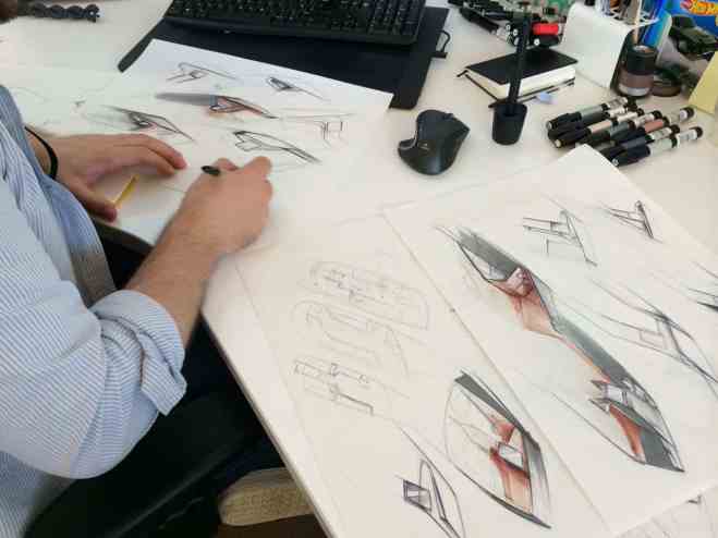 Aston Martin Quintessence AM37 design sketches
