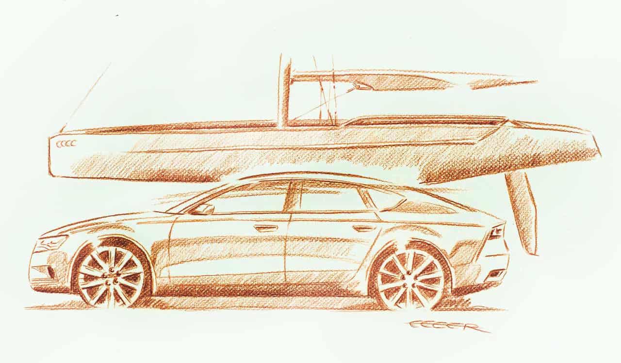 Audi Daysailer Sketch by Wolfgang Egger