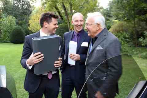Autostyle 2013: Jonathan Disley, Robin Page and Berman CEO Roberto Artioli (l-r)
