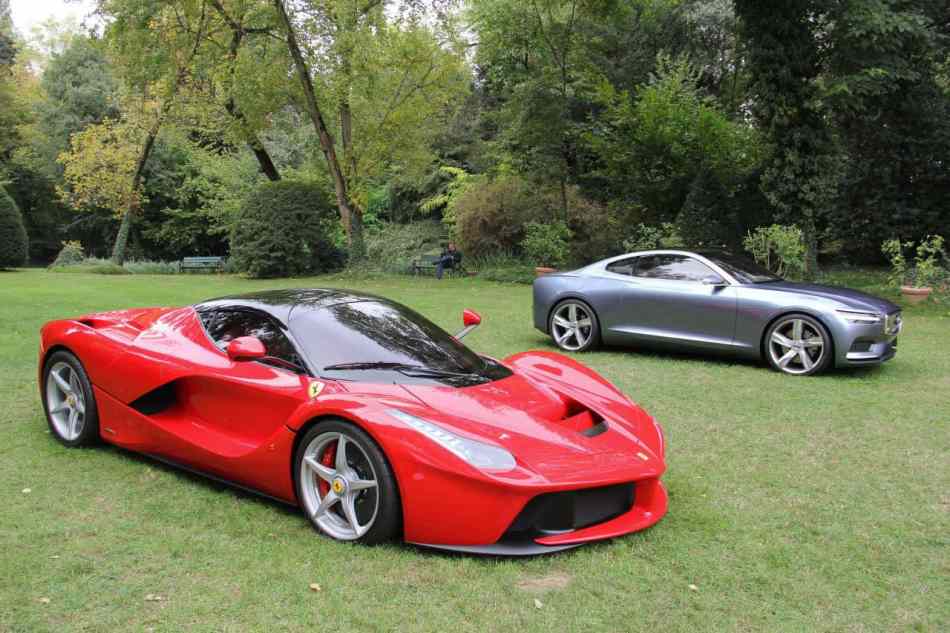 Autostyle 2013: Ferrari LaFerrari and Volvo Concept Coupe side by side