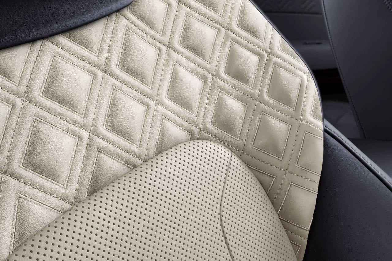 2018 Bentley Continental GT front seat quilting