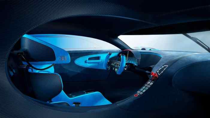 Bugatti Vision Gran Turismo interior