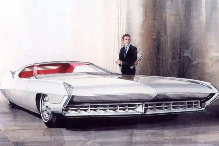 Cadillac DeVille proposal by Wayne Kady (1965)