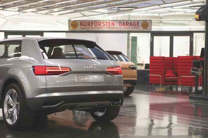 The Audi Crosslane Coupé in the Concept Design Studio in Munich.