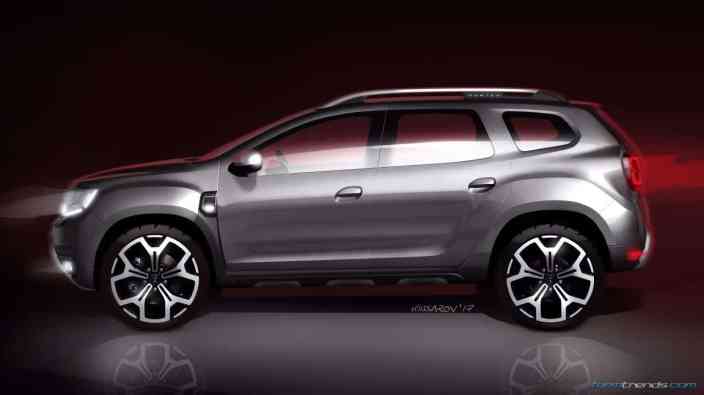 Dacia Duster sketch by Emmanuel Klissarov