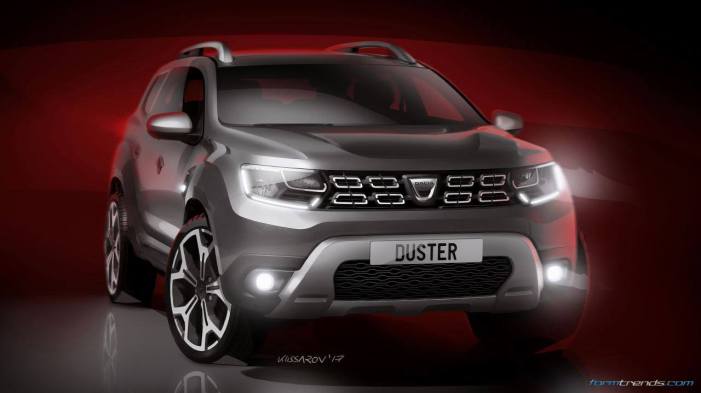 Dacia Duster sketch by Emmanuel Klissarov