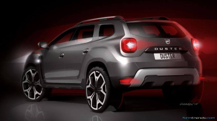 Dacia Duster sketch by Emmanuel Klissarov