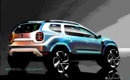 Dacia Duster sketch by Erde Tungaa