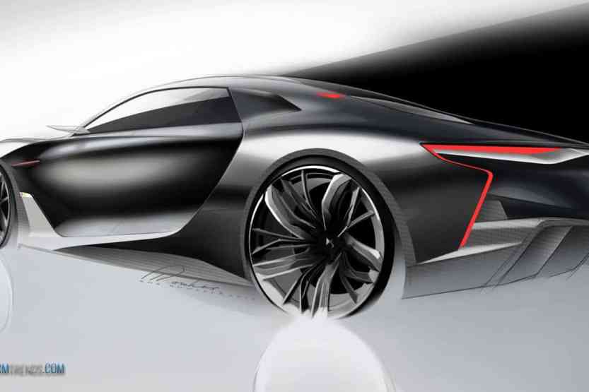 DS E-Tense concept sketch
