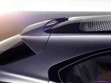 Jaguar I-Pace concept roof spoiler detail