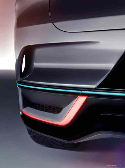 Jaguar I-Pace concept rear bumper detail