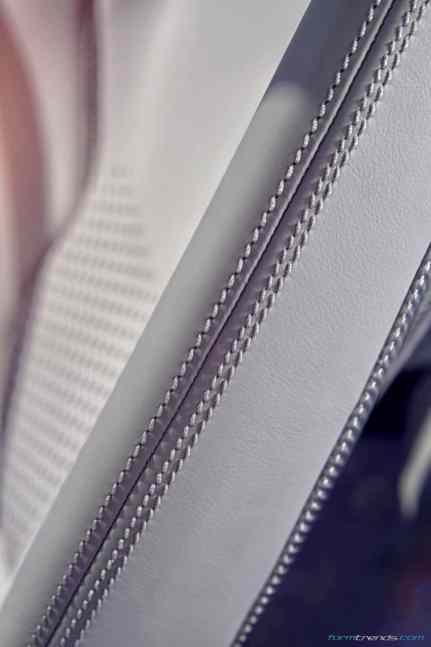 Jaguar I-Pace concept seat stitching detail