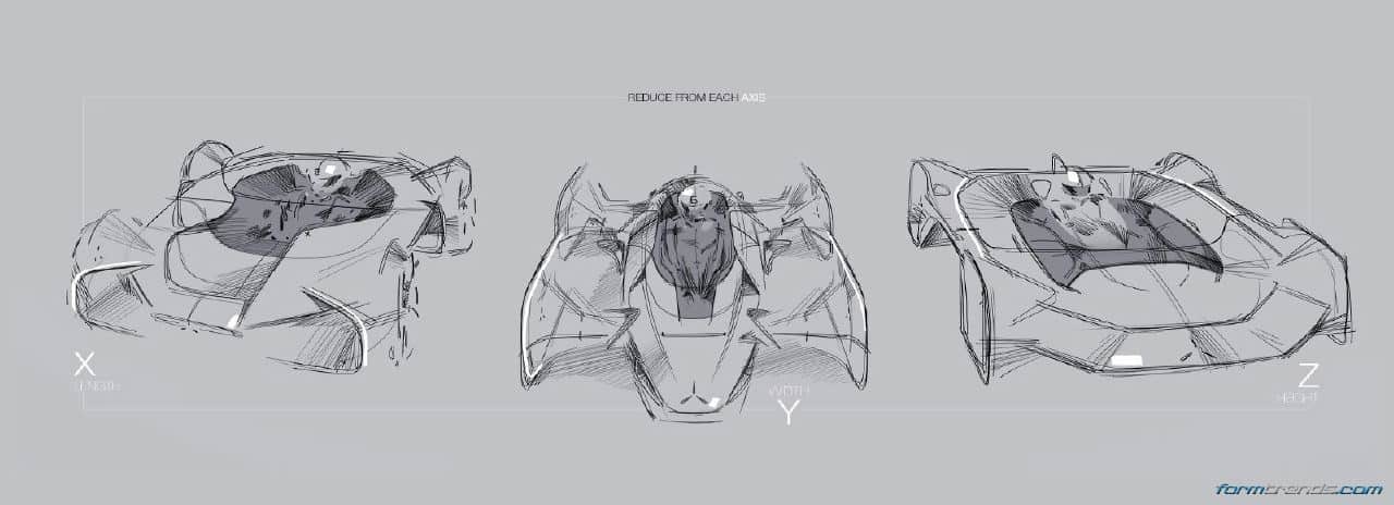 Mercedes-Benz Lightweight X-Y-Z concept series by Jiye Shin