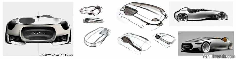 Art Center 2013: Spyker Futu-Rustic concept by Mesrop Megrabyan