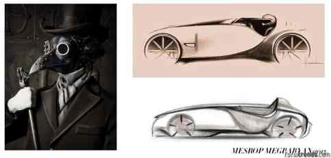 Art Center 2013: Spyker Futu-Rustic concept by Mesrop Megrabyan