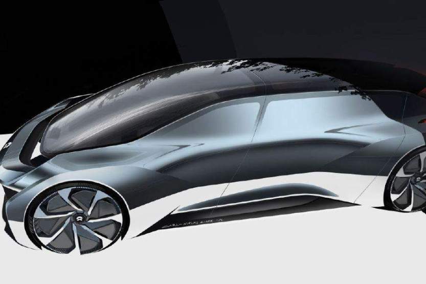NIO Eve exterior sketch by Carl-Niklas Linck