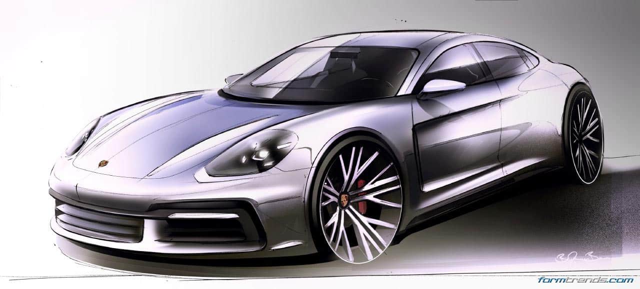 Porsche Panamera design sketch