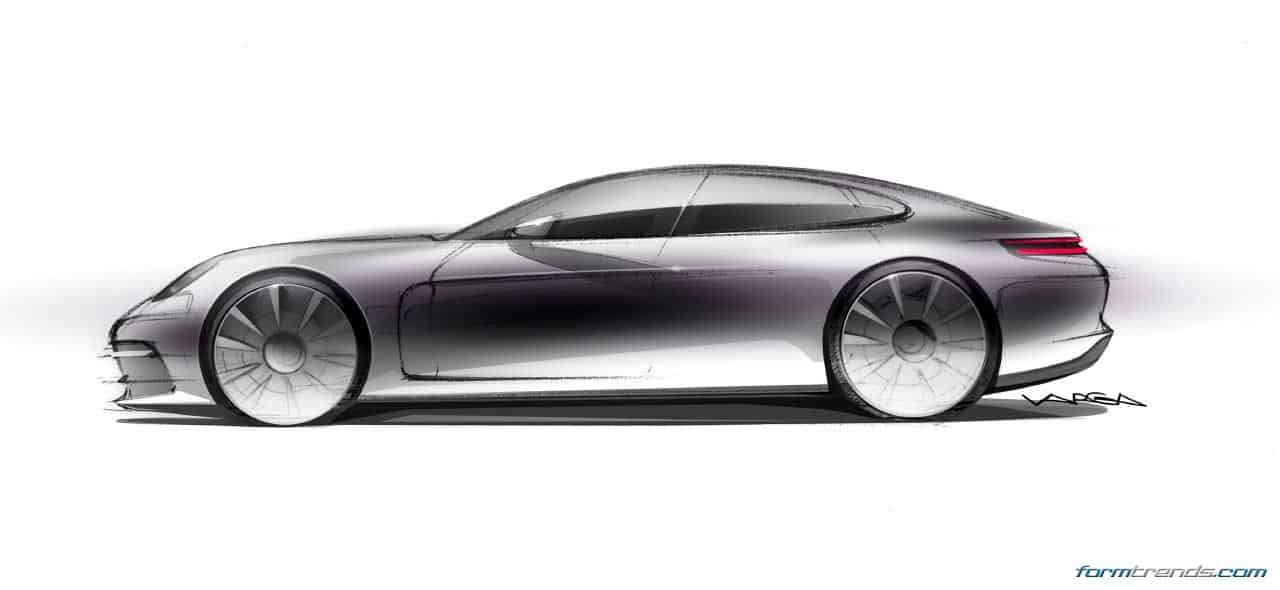 Porsche Panamera design sketch