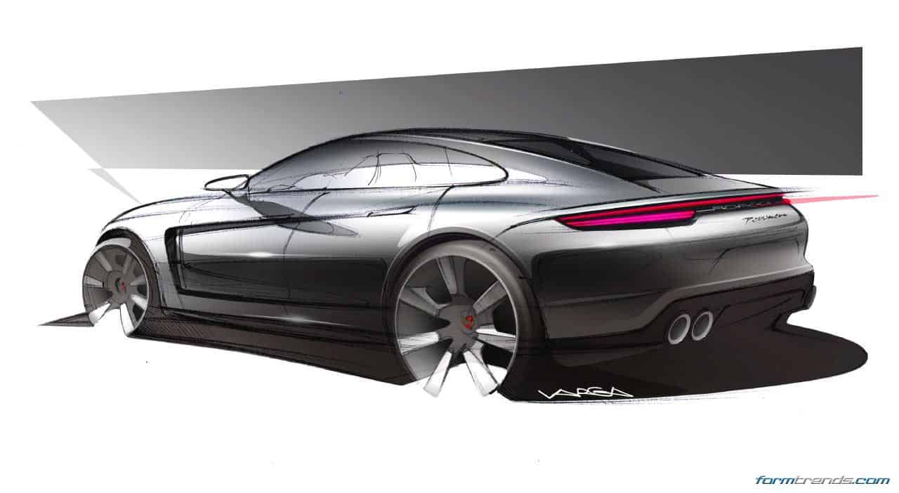 Porsche Panamera design sketch
