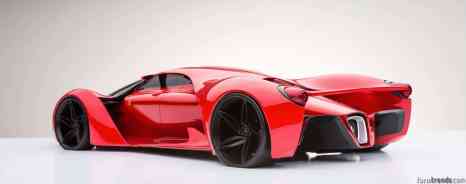 Ferrari F80 concept model by Adriano Raeli