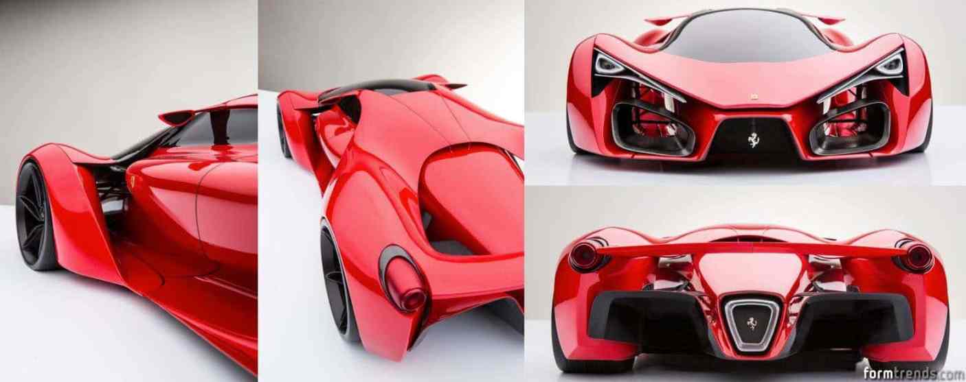 Ferrari F80 concept model by Adriano Raeli