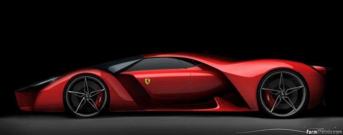 Ferrari F80 concept rendering by Adriano Raeli