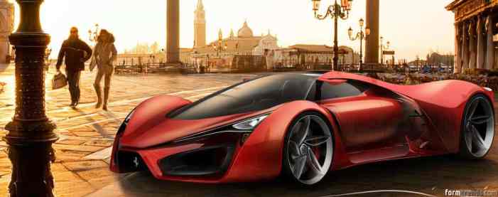 Ferrari F80 concept rendering by Adriano Raeli