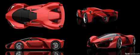 Ferrari F80 concept rendering by Adriano Raeli