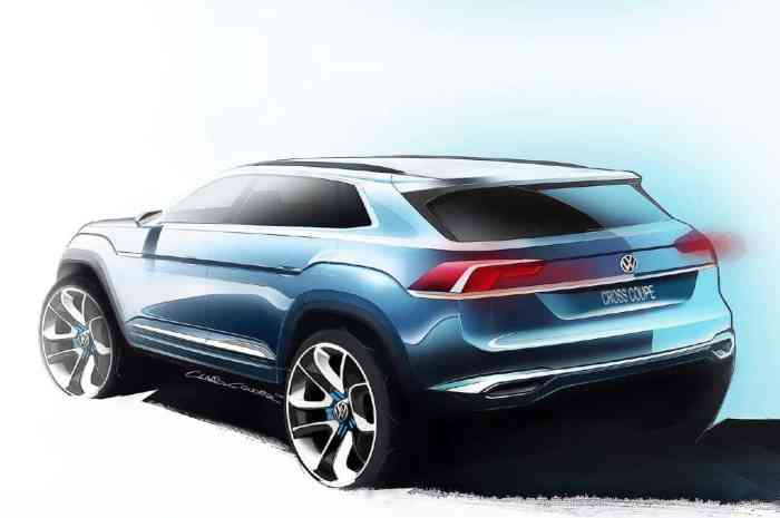 Volkswagen Cross Coupe GTE concept sketch