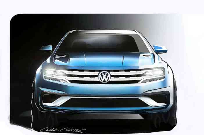 Volkswagen Cross Coupe GTE concept sketch